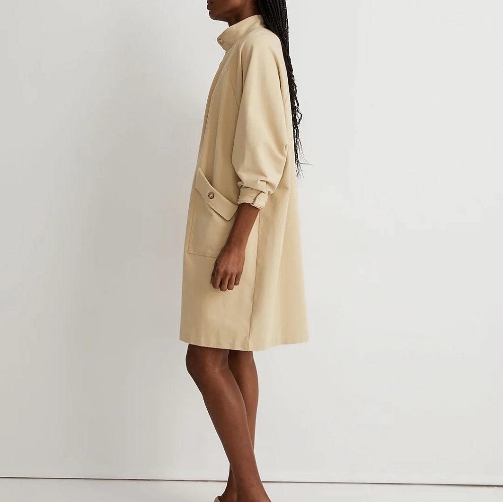 Madewell Structured Terry Longline Duster Coat - Picture 16 of 16